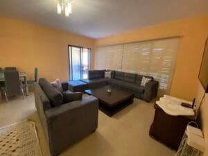 في منتجع تالابي بمدينة العقبة الساحلية، شقة مميزة للبيع بمساحة 85 متر مربع، في الطابق الأول، مع إطلالة رائعة على بركة أمنية. الشقة قريبة من الخدمات الأساسية والشاطئ، مما يجعل موقعها مثاليًا. مؤثثة بالكامل بأسلوب عصري وبسعر مغري للغاية.لمزيد من المعلومات أو لتحديد موعد للزيارة، يُرجى الاتصال بـ زياد القسايمة لخدمات العقارات على الأرقام: 00962795724017 / 00962778949004.Revised English Ad:A highly distinctive apartment is available for sale in the Talabi Resort, Aqaba's coastal city. The 85 square meter apartment is on the first floor, offering a wonderful view of the Omnia Pool. It is conveniently close to essential services and the beach, making its location ideal. The apartment is fully furnished in a modern style and is offered at a very attractive price.For more information or to schedule a viewing, please contact Ziad Al-Qassaymeh for real estate services at: 00962795724017 / 00962778949004.